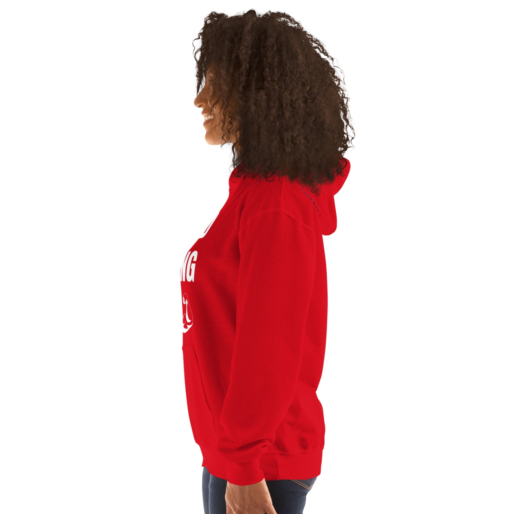 Nomad Strong Unisex Hoodie | Dumbbells & Hotels
