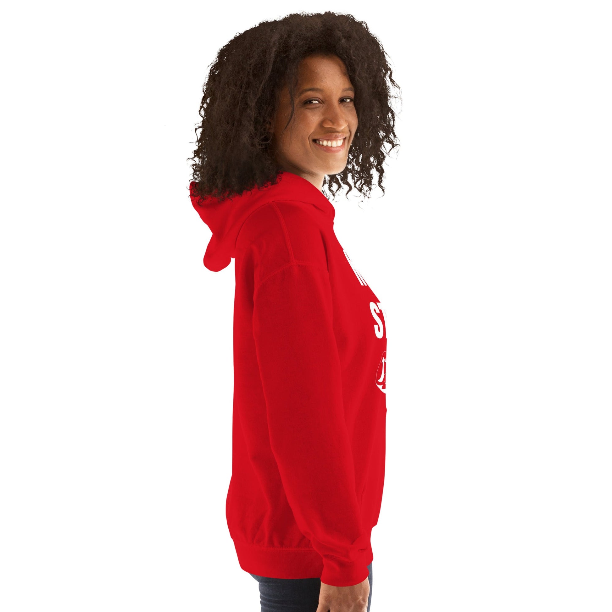 Nomad Strong Unisex Hoodie | Dumbbells & Hotels