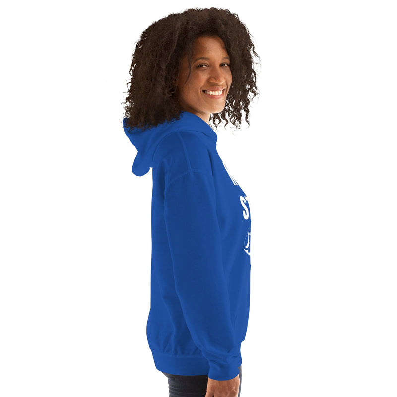 Nomad Strong Unisex Hoodie | Dumbbells & Hotels
