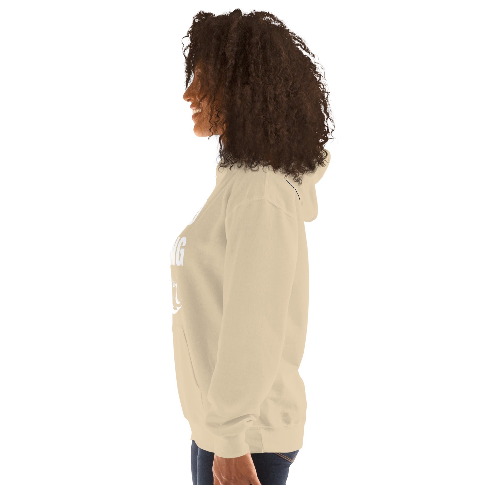 Nomad Strong Unisex Hoodie | Dumbbells & Hotels