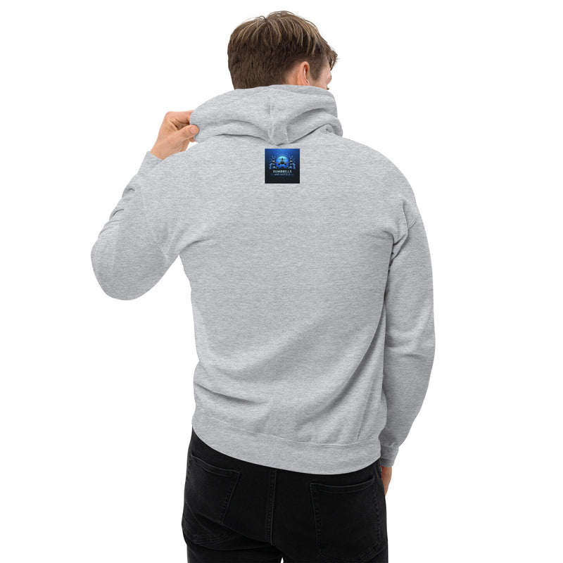 Jet Lag Won't Stop Me hoodie — Dumbbells & Hotels flight tested