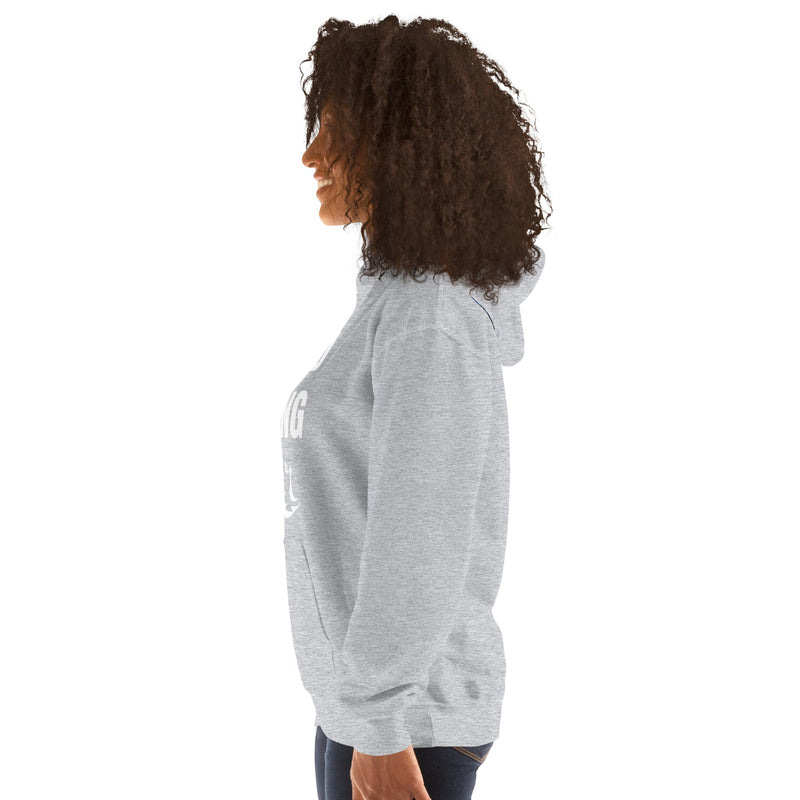Nomad Strong Unisex Hoodie | Dumbbells & Hotels