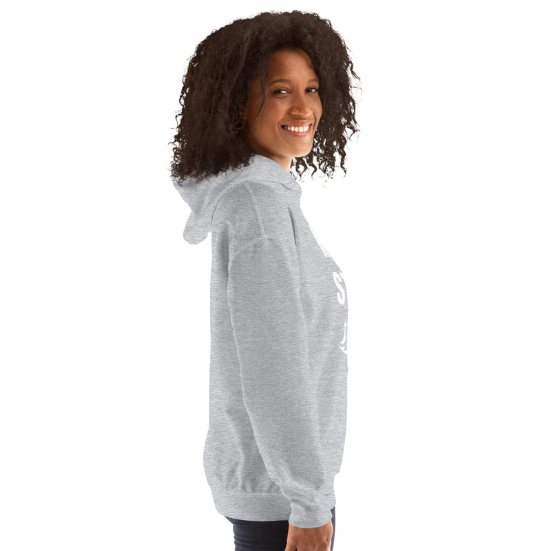 Nomad Strong Unisex Hoodie | Dumbbells & Hotels